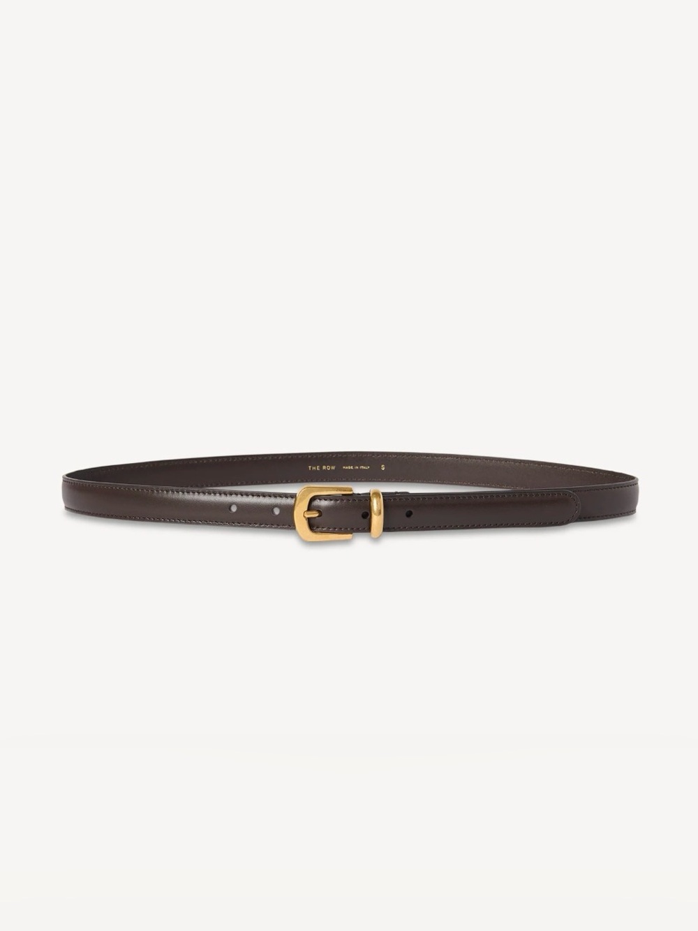 NWT The Row Ring Belt Brown/Gold Size 80 - Picture 9 of 10